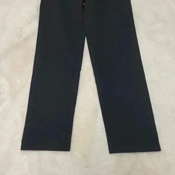 Eileen Fisher Washable Stretch Crepe Slim Ankle Pants Black Size S Rayon Nylon - Picture 5 of 8